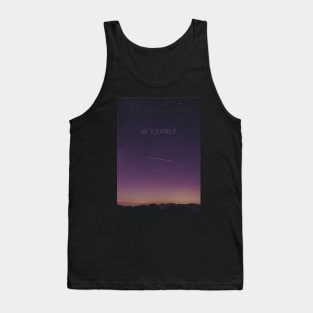 Be Yourself Galaxy Stars Tank Top